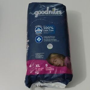 XL Goodnights Girls Nighttime Underwear Sizes 14-20